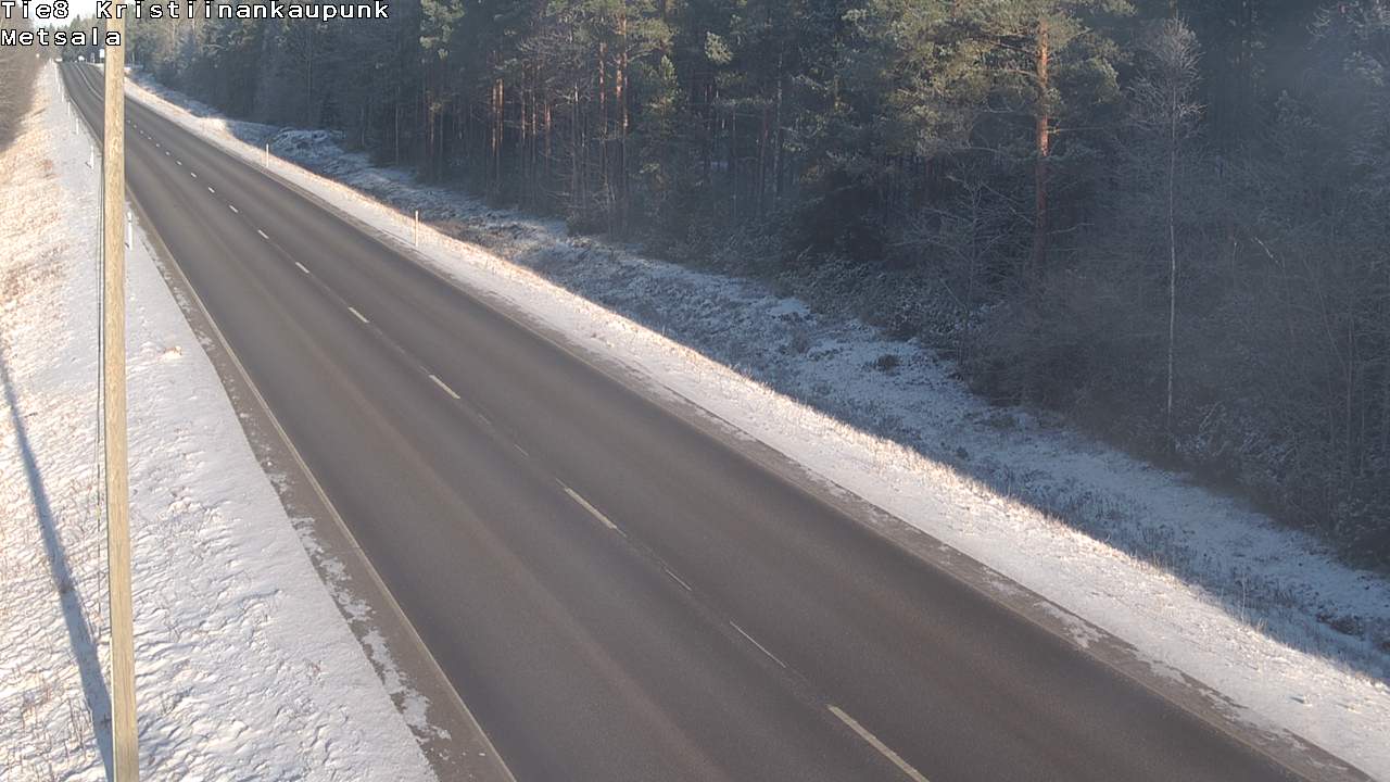 Weather Camera Image Väg 8 Kristinestad, Ömossa, Kristiinankaupunki, Pohjanmaa