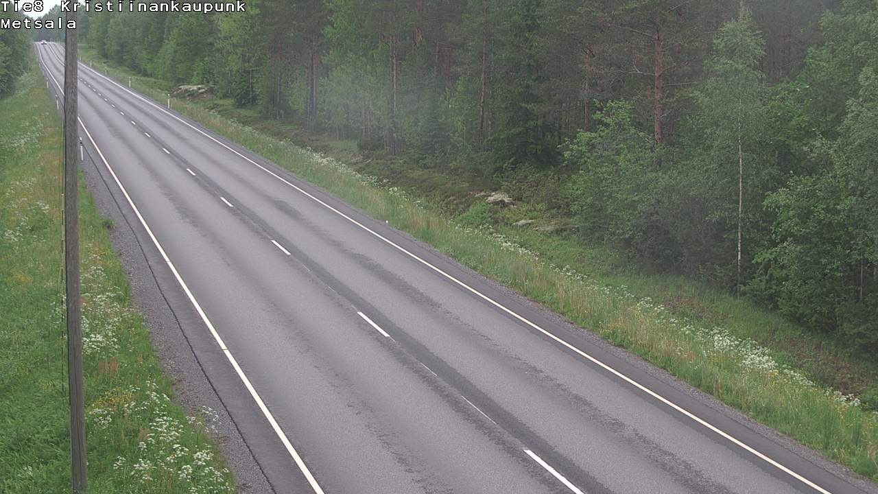 Kelikamerat Kuva Tie 8 Kristiinankaupunki, Metsälä, Kristiinankaupunki, Pohjanmaa