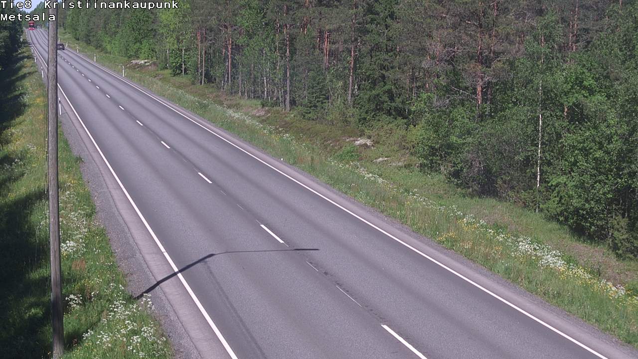 Weather Camera Image Väg 8 Kristinestad, Ömossa, Kristiinankaupunki, Pohjanmaa