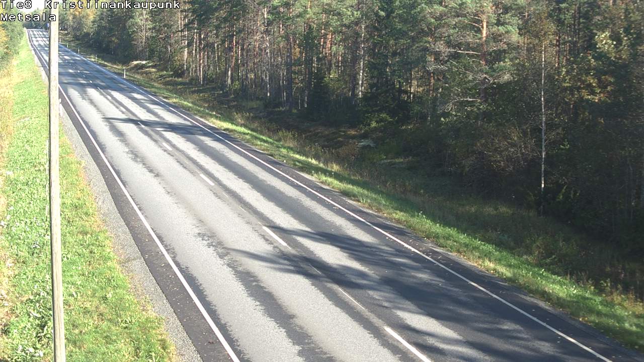 Weather Camera Image Road 8 Kristiinankaupunki Metsälä, Kristiinankaupunki, Pohjanmaa