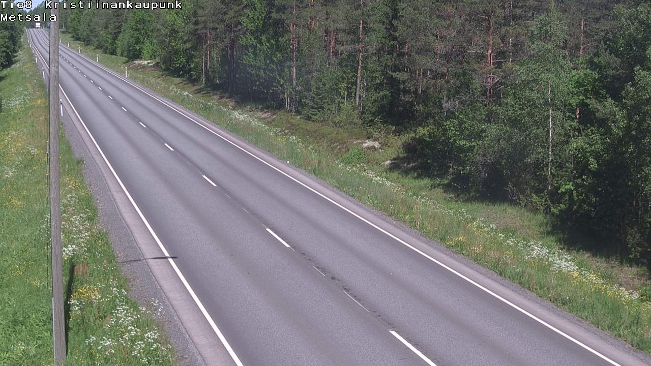 Weather Camera Image Väg 8 Kristinestad, Ömossa, Kristiinankaupunki, Pohjanmaa
