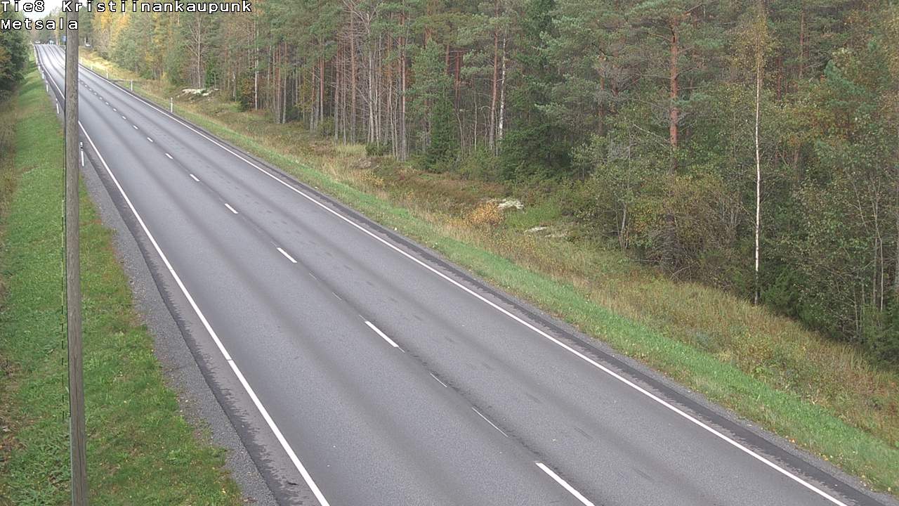 Kelikamerat Kuva Tie 8 Kristiinankaupunki, Metsälä, Kristiinankaupunki, Pohjanmaa