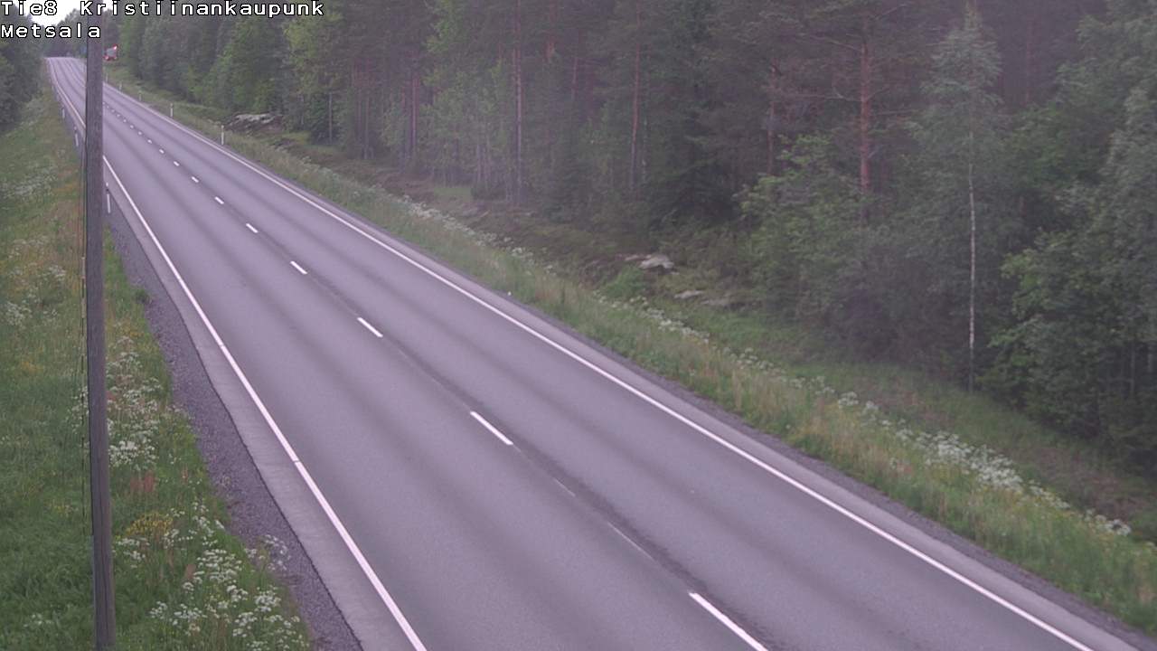 Kelikamerat Kuva Tie 8 Kristiinankaupunki, Metsälä, Kristiinankaupunki, Pohjanmaa
