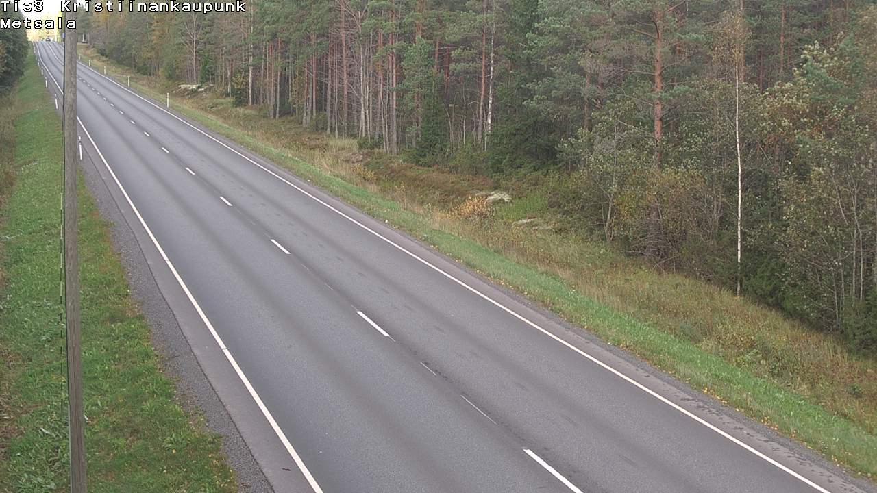 Weather Camera Image Road 8 Kristiinankaupunki Metsälä, Kristiinankaupunki, Pohjanmaa