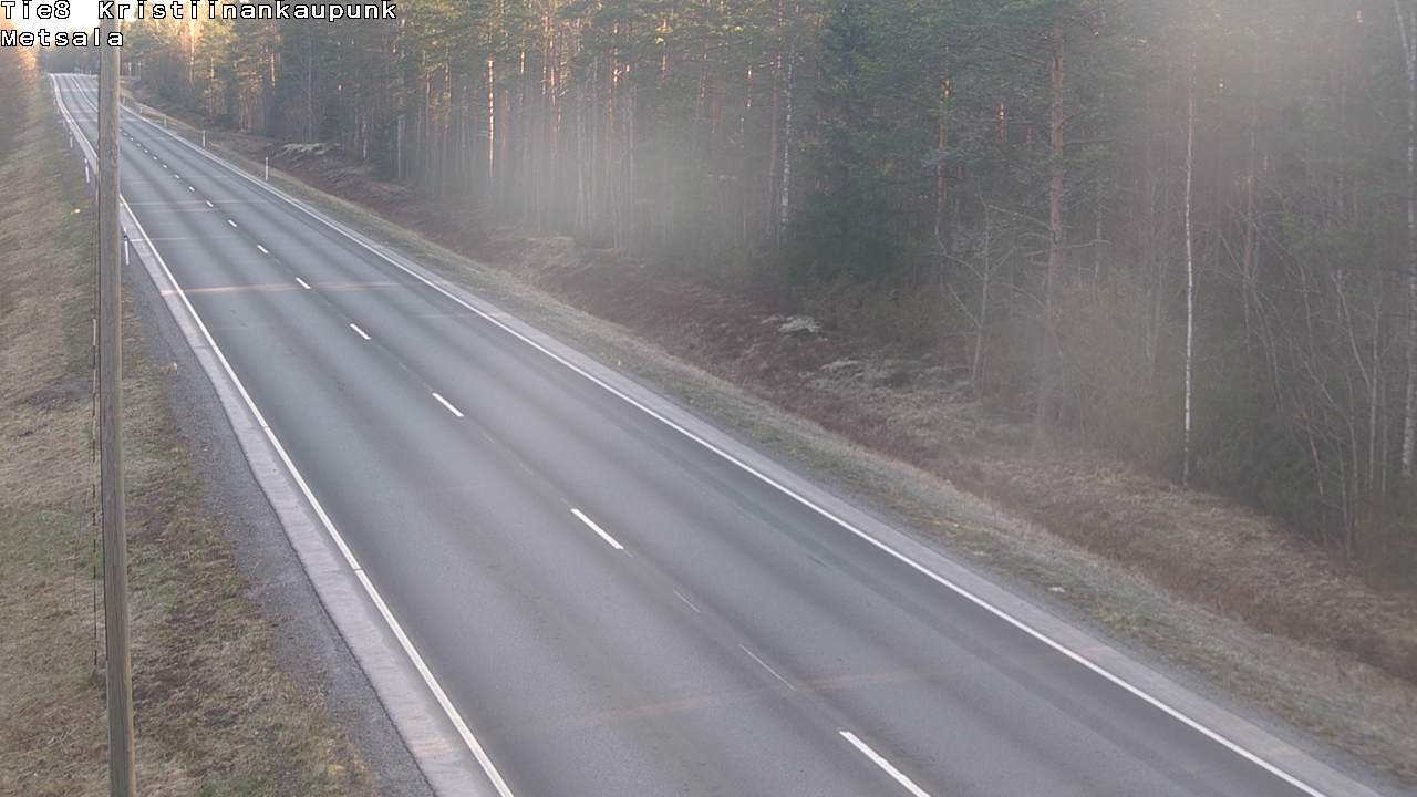 Weather Camera Image Väg 8 Kristinestad, Ömossa, Kristiinankaupunki, Pohjanmaa