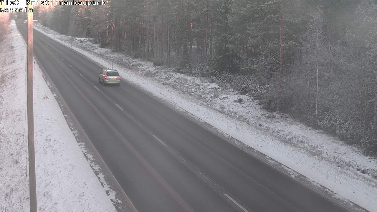 Weather Camera Image Väg 8 Kristinestad, Ömossa, Kristiinankaupunki, Pohjanmaa