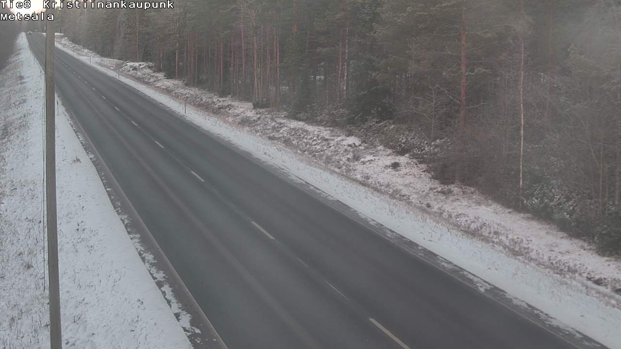 Kelikamerat Kuva Tie 8 Kristiinankaupunki, Metsälä, Kristiinankaupunki, Pohjanmaa