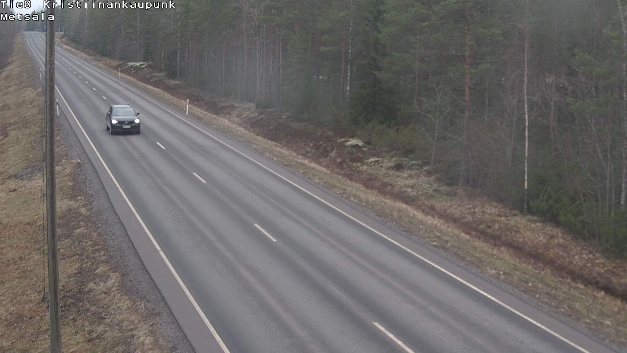 Weather Camera Image Road 8 Kristiinankaupunki Metsälä, Kristiinankaupunki, Pohjanmaa