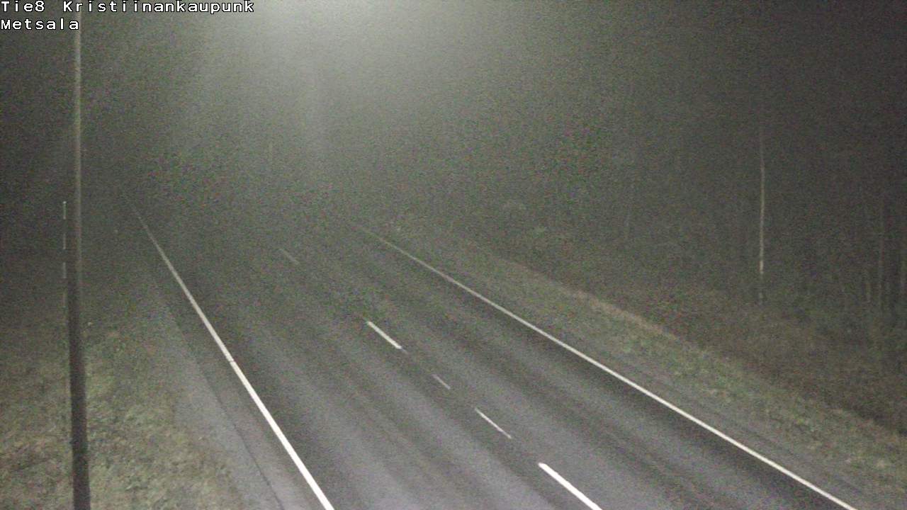 Weather Camera Image Väg 8 Kristinestad, Ömossa, Kristiinankaupunki, Pohjanmaa