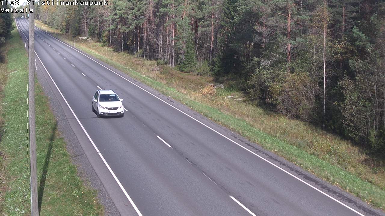 Weather Camera Image Road 8 Kristiinankaupunki Metsälä, Kristiinankaupunki, Pohjanmaa