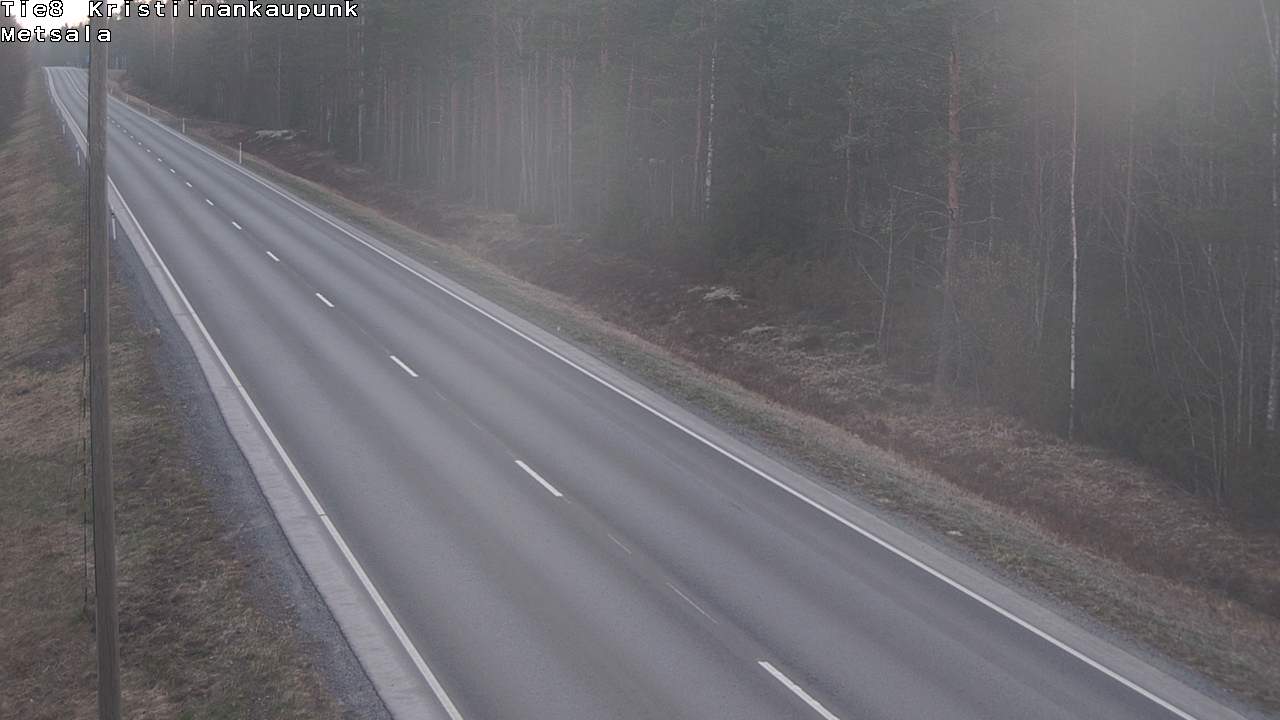 Weather Camera Image Väg 8 Kristinestad, Ömossa, Kristiinankaupunki, Pohjanmaa