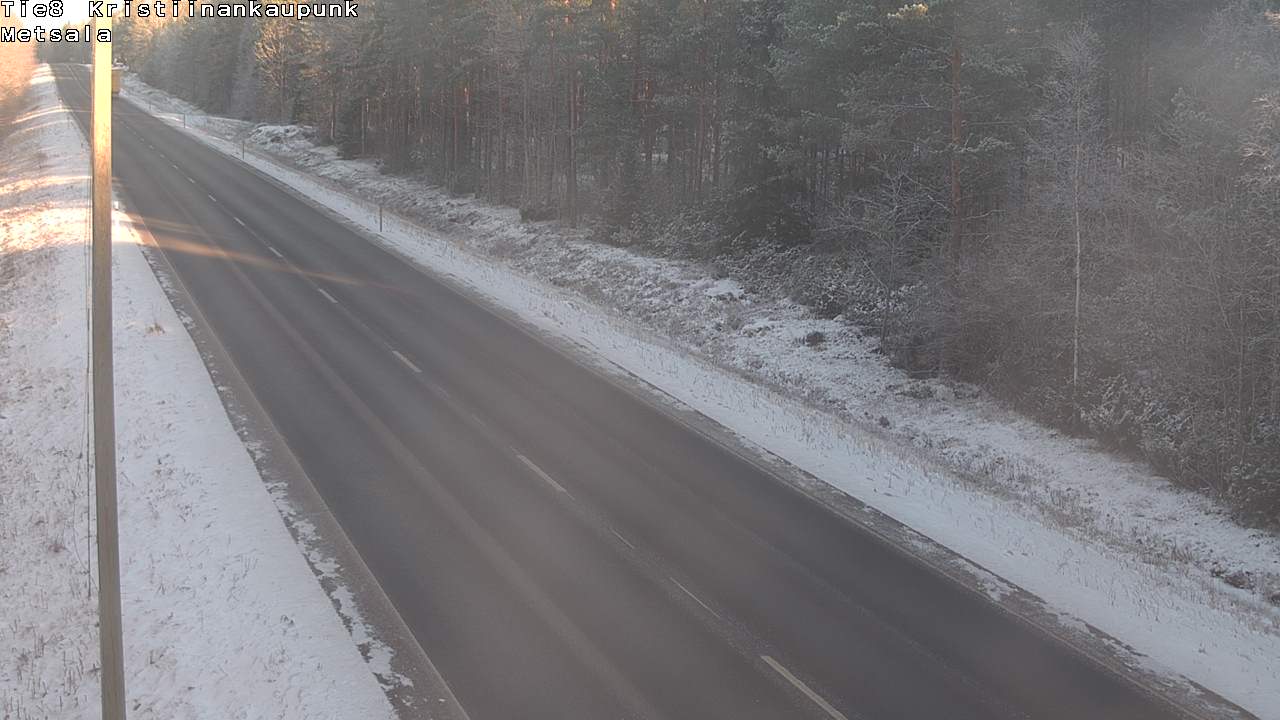 Weather Camera Image Väg 8 Kristinestad, Ömossa, Kristiinankaupunki, Pohjanmaa