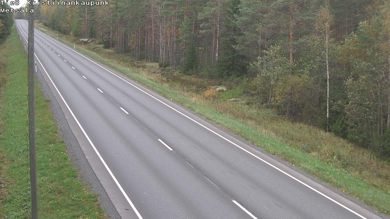 Kelikamerat Kuva Tie 8 Kristiinankaupunki, Metsälä, Kristiinankaupunki, Pohjanmaa