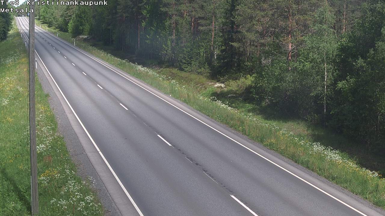 Weather Camera Image Väg 8 Kristinestad, Ömossa, Kristiinankaupunki, Pohjanmaa