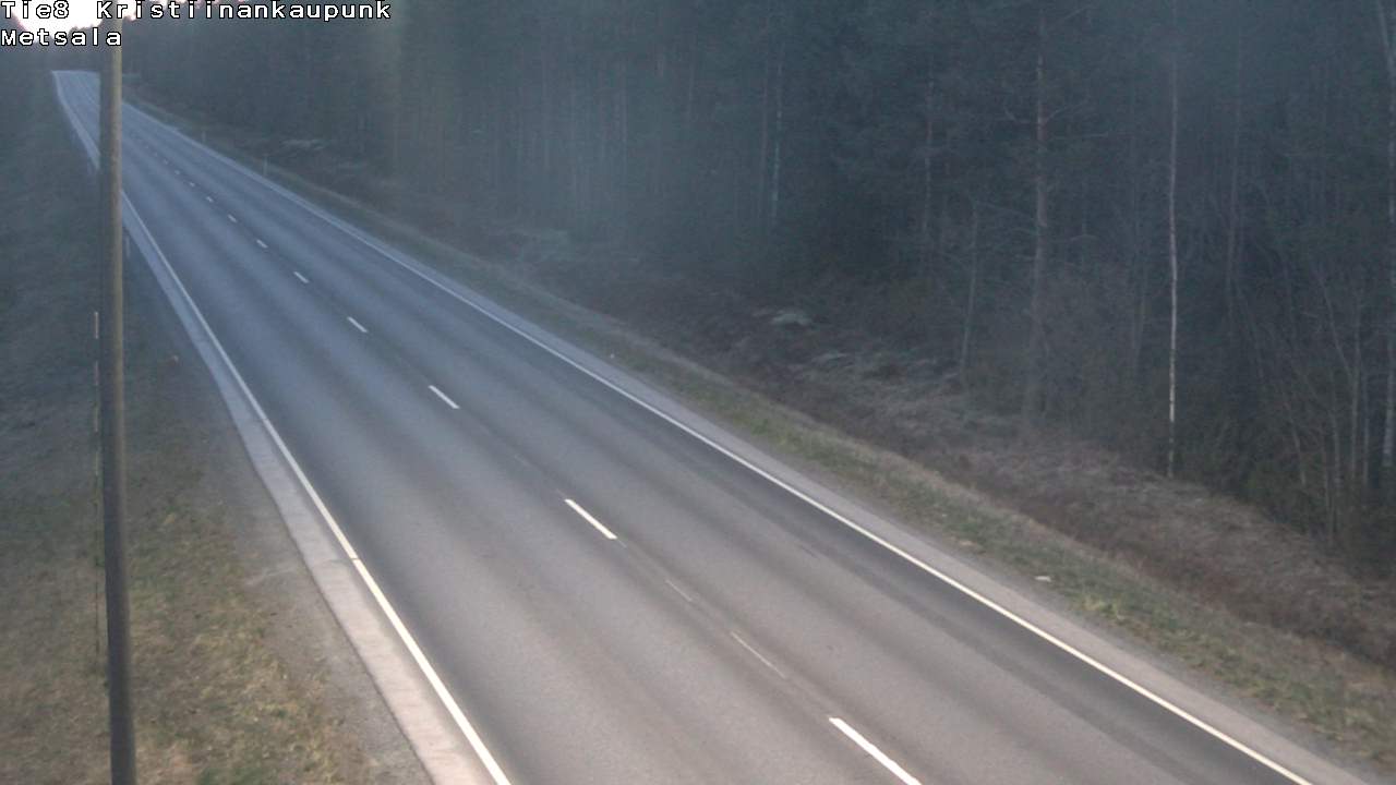 Weather Camera Image Väg 8 Kristinestad, Ömossa, Kristiinankaupunki, Pohjanmaa
