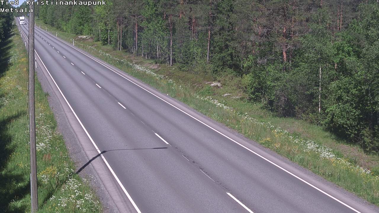 Weather Camera Image Väg 8 Kristinestad, Ömossa, Kristiinankaupunki, Pohjanmaa