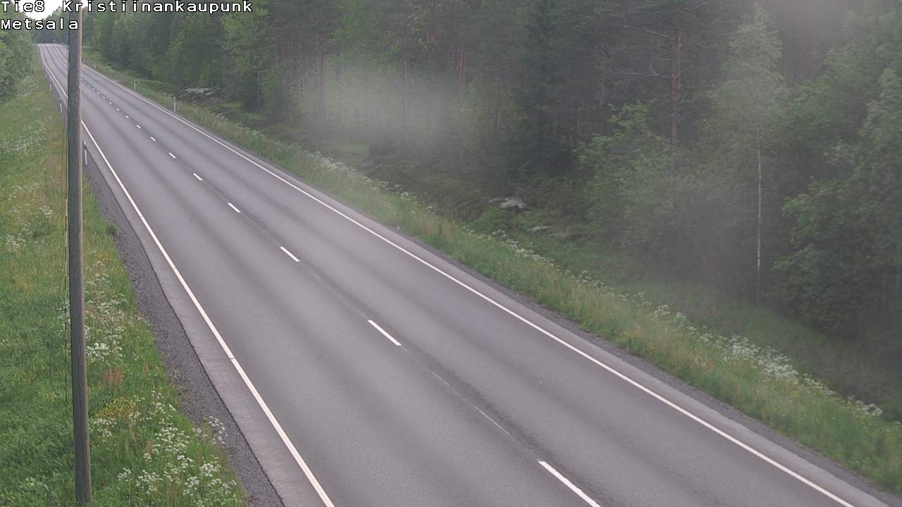 Weather Camera Image Road 8 Kristiinankaupunki Metsälä, Kristiinankaupunki, Pohjanmaa