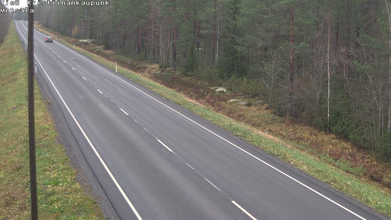 Kelikamerat Kuva Tie 8 Kristiinankaupunki, Metsälä, Kristiinankaupunki, Pohjanmaa