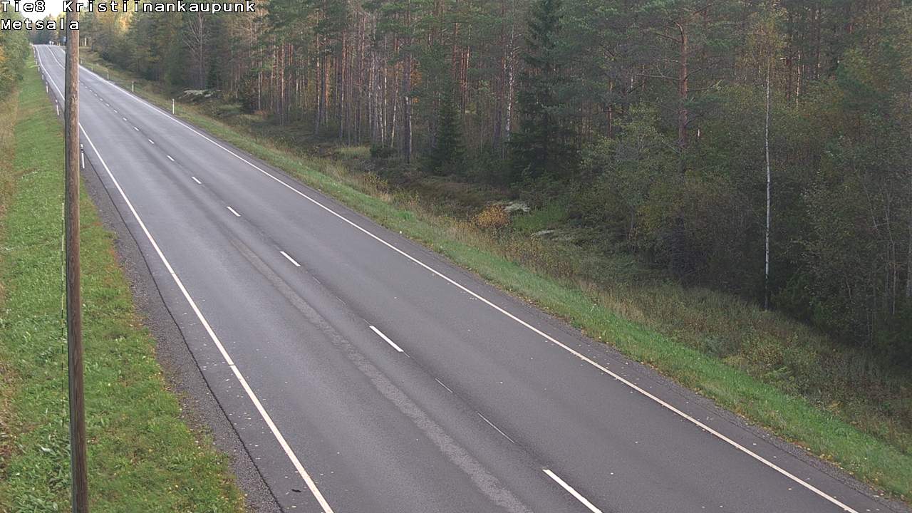 Weather Camera Image Road 8 Kristiinankaupunki Metsälä, Kristiinankaupunki, Pohjanmaa
