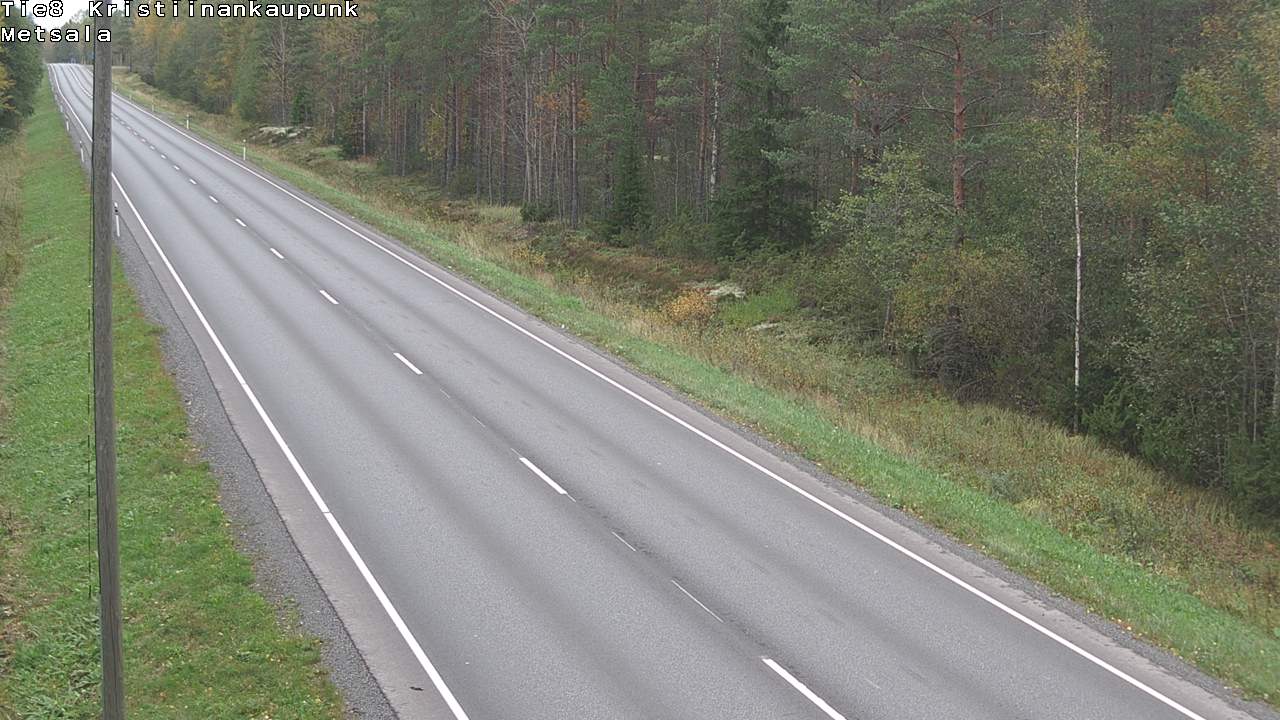 Kelikamerat Kuva Tie 8 Kristiinankaupunki, Metsälä, Kristiinankaupunki, Pohjanmaa