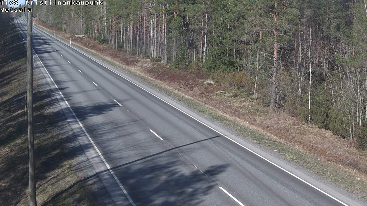 Weather Camera Image Väg 8 Kristinestad, Ömossa, Kristiinankaupunki, Pohjanmaa