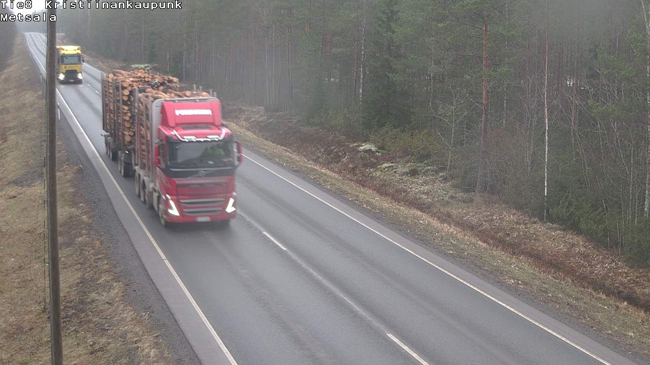 Kelikamerat Kuva Tie 8 Kristiinankaupunki, Metsälä, Kristiinankaupunki, Pohjanmaa
