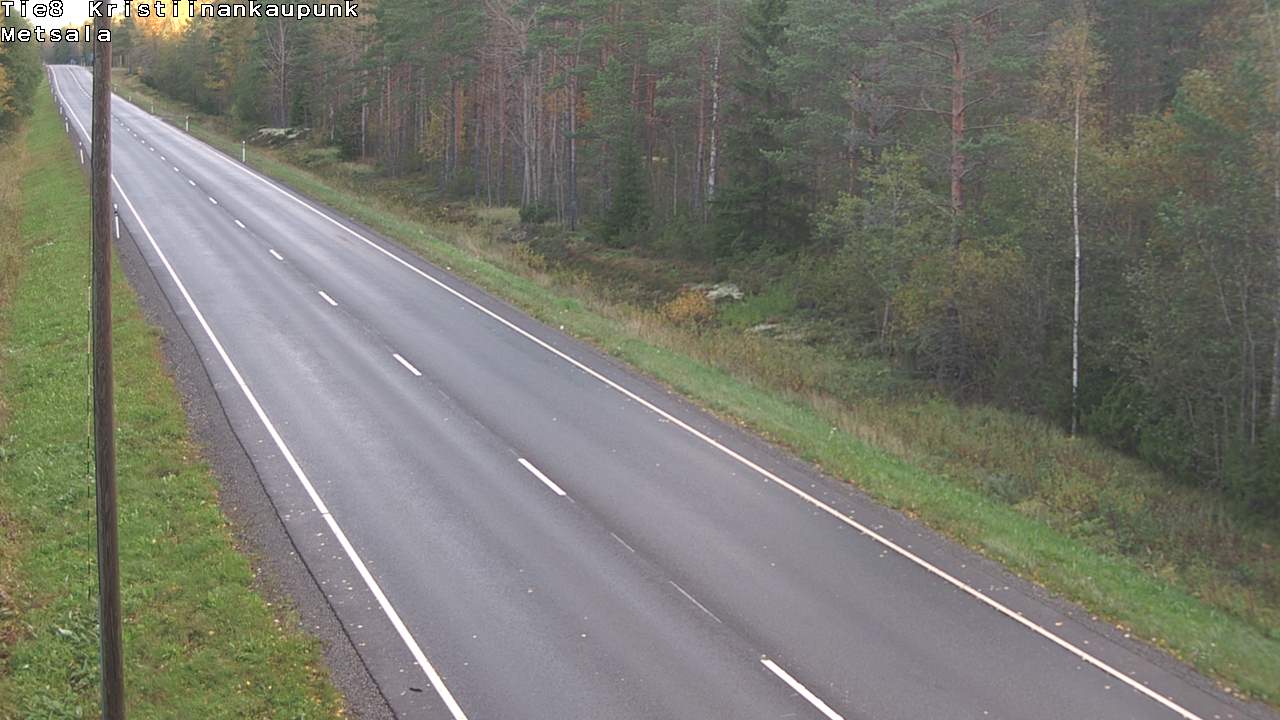 Weather Camera Image Väg 8 Kristinestad, Ömossa, Kristiinankaupunki, Pohjanmaa