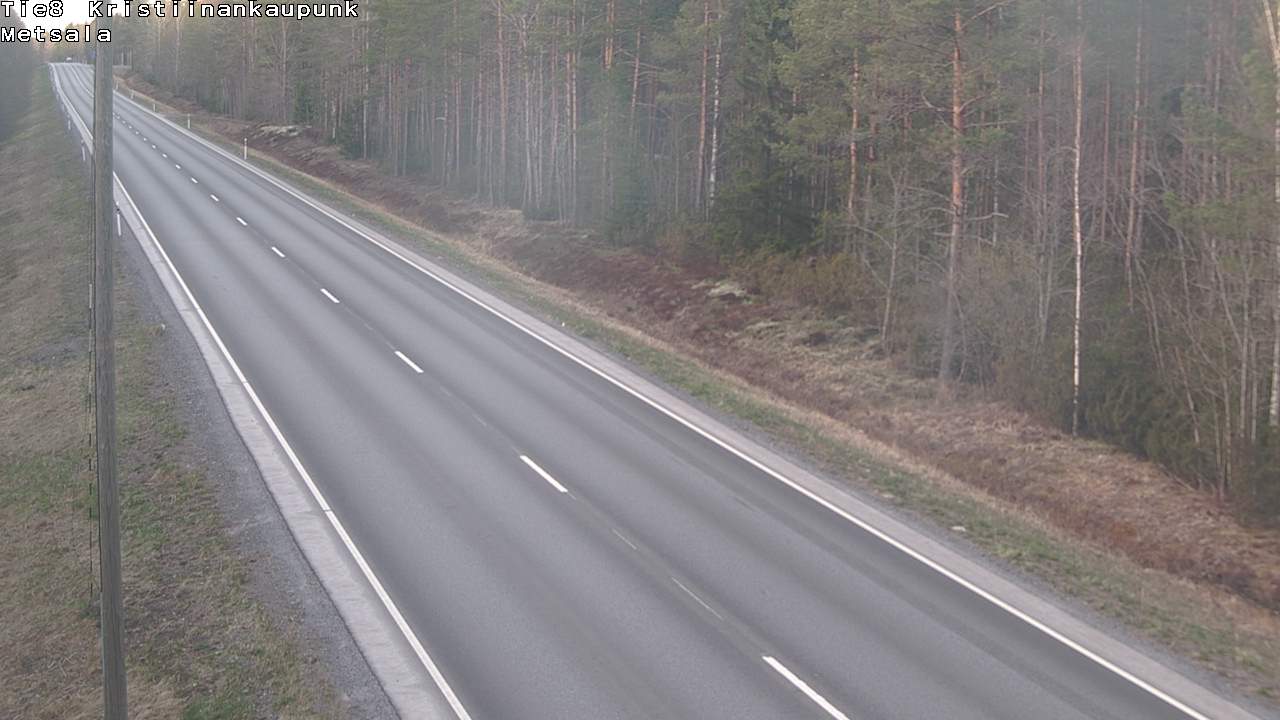 Weather Camera Image Väg 8 Kristinestad, Ömossa, Kristiinankaupunki, Pohjanmaa