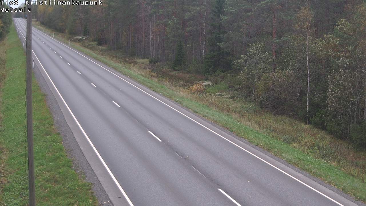 Kelikamerat Kuva Tie 8 Kristiinankaupunki, Metsälä, Kristiinankaupunki, Pohjanmaa