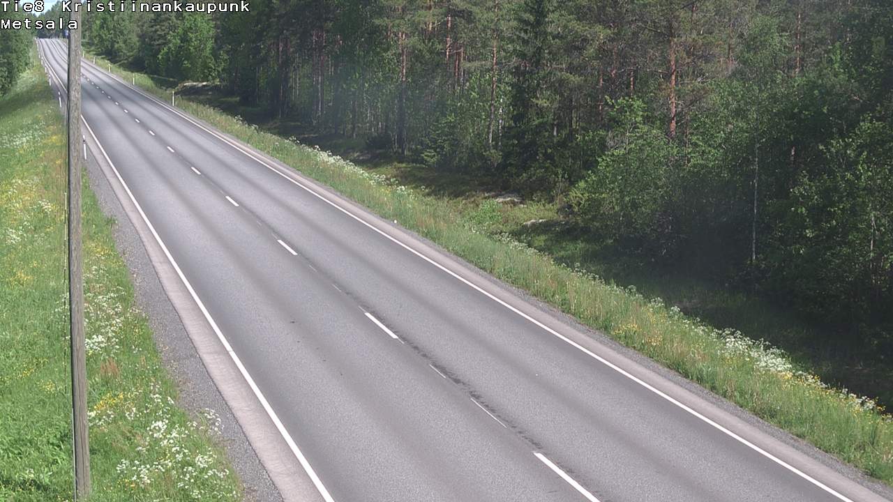 Weather Camera Image Väg 8 Kristinestad, Ömossa, Kristiinankaupunki, Pohjanmaa