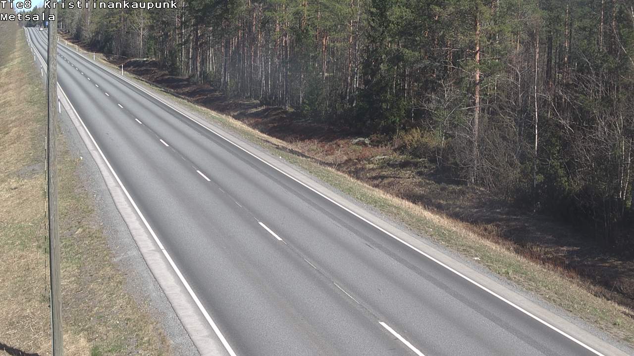 Weather Camera Image Väg 8 Kristinestad, Ömossa, Kristiinankaupunki, Pohjanmaa