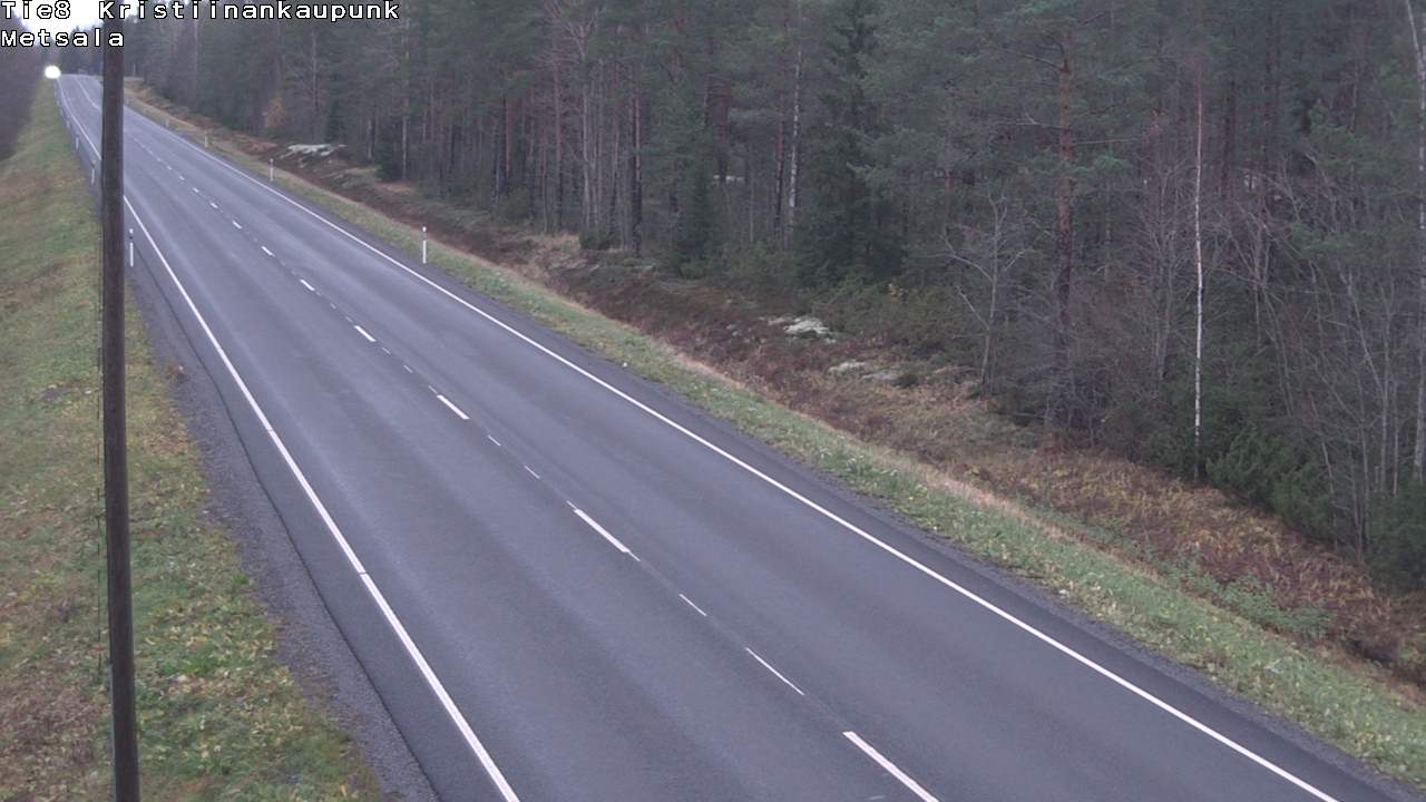Kelikamerat Kuva Tie 8 Kristiinankaupunki, Metsälä, Kristiinankaupunki, Pohjanmaa