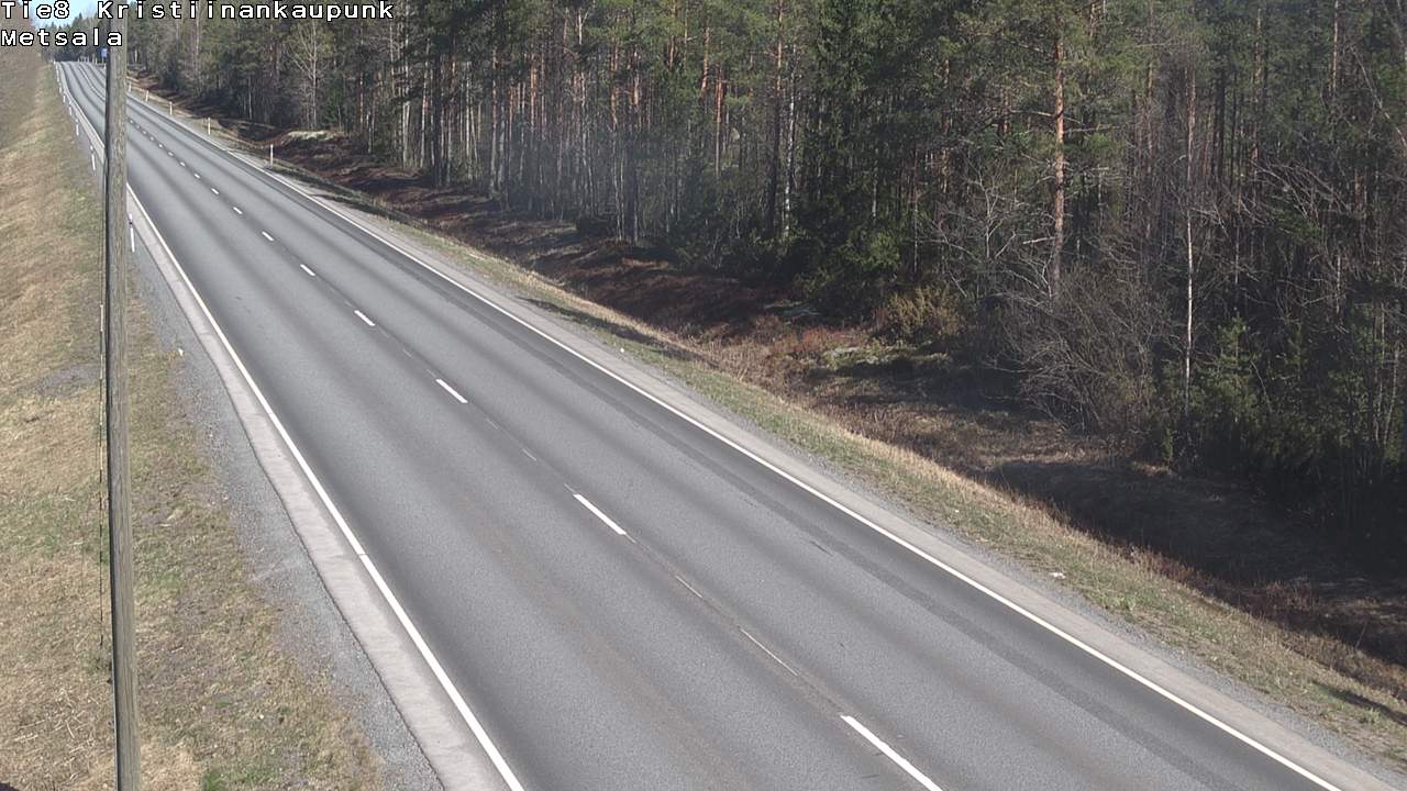 Weather Camera Image Väg 8 Kristinestad, Ömossa, Kristiinankaupunki, Pohjanmaa