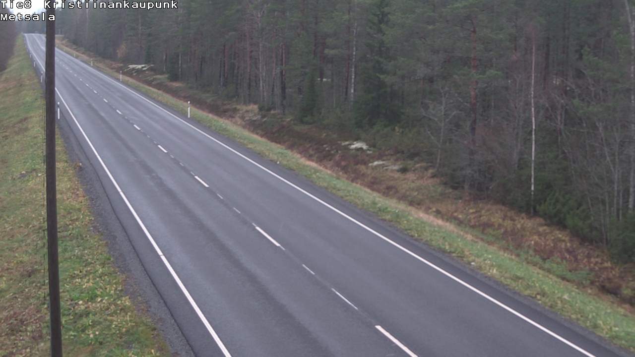 Kelikamerat Kuva Tie 8 Kristiinankaupunki, Metsälä, Kristiinankaupunki, Pohjanmaa