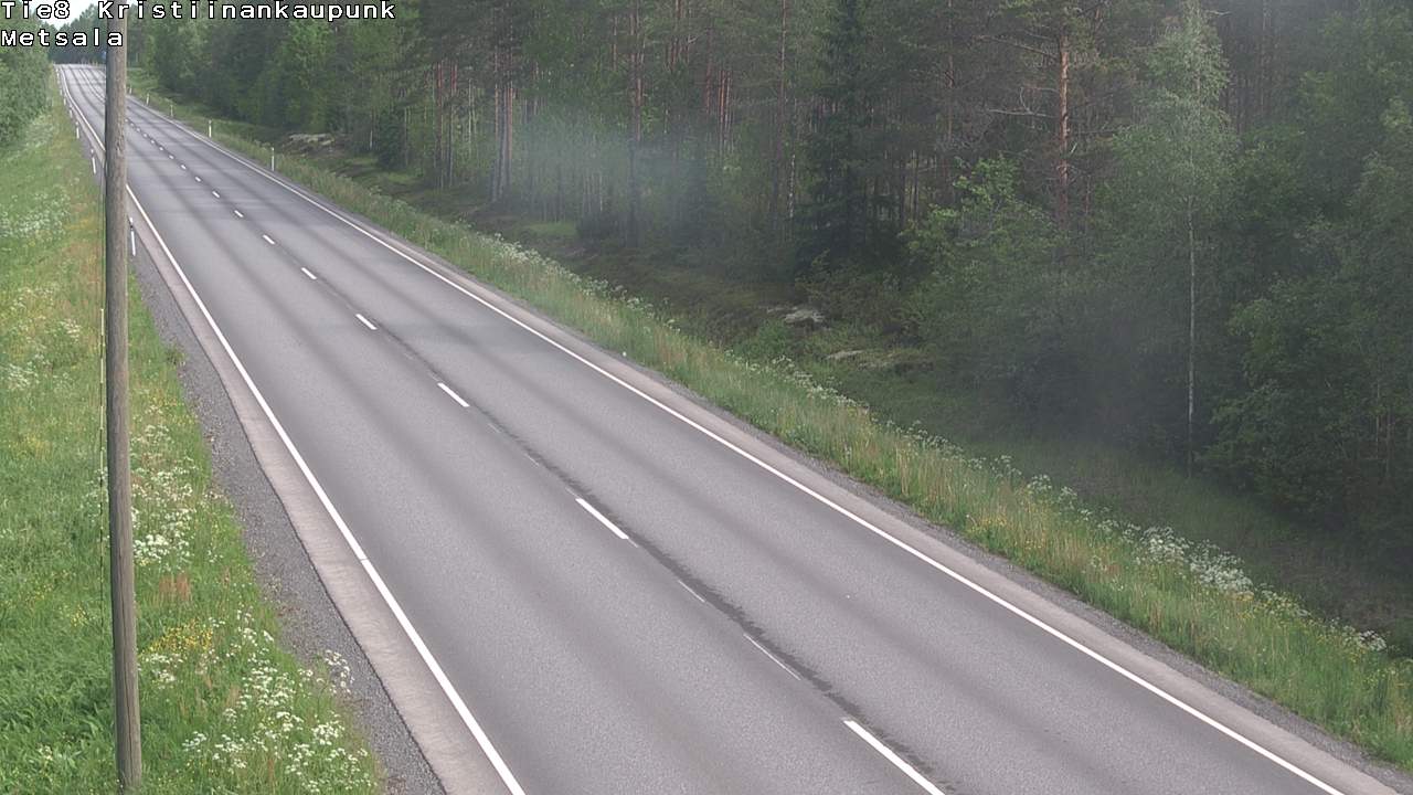 Weather Camera Image Väg 8 Kristinestad, Ömossa, Kristiinankaupunki, Pohjanmaa