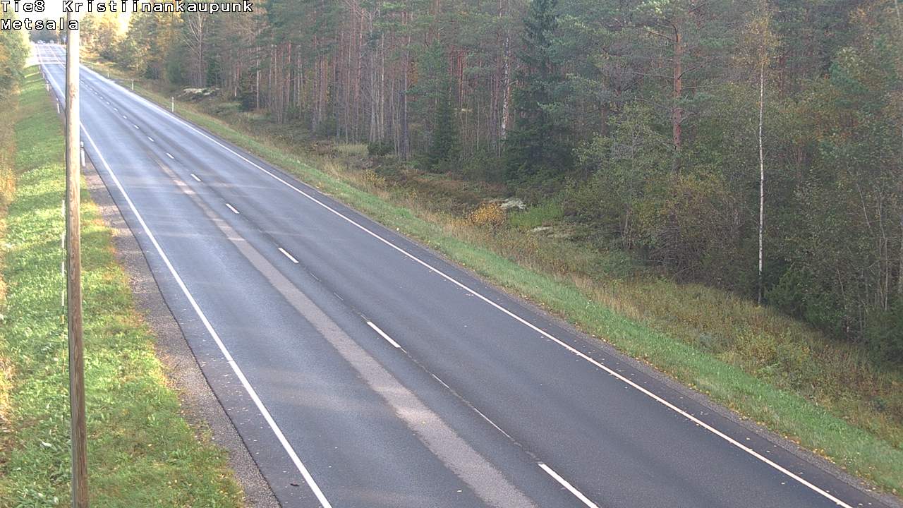 Weather Camera Image Road 8 Kristiinankaupunki Metsälä, Kristiinankaupunki, Pohjanmaa