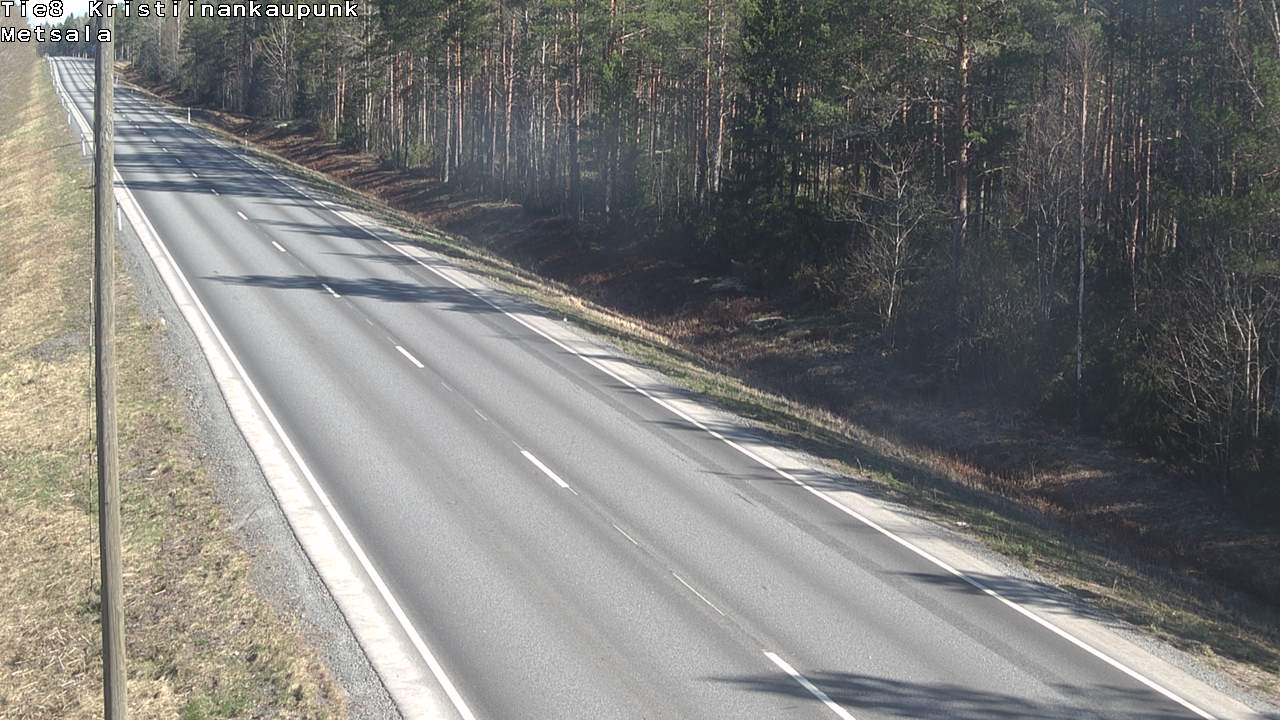 Weather Camera Image Väg 8 Kristinestad, Ömossa, Kristiinankaupunki, Pohjanmaa