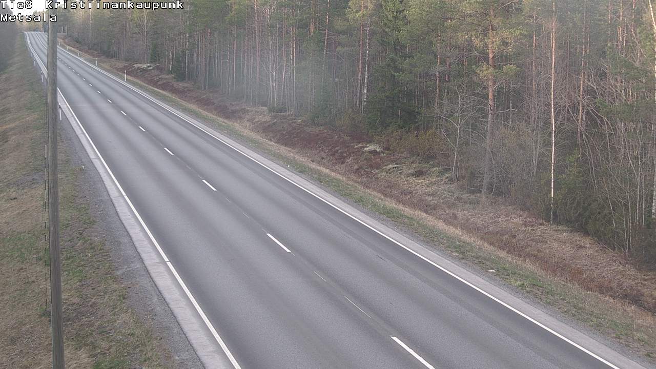 Weather Camera Image Väg 8 Kristinestad, Ömossa, Kristiinankaupunki, Pohjanmaa