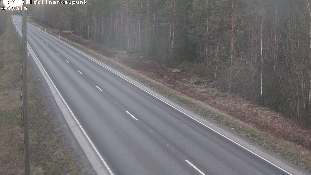 Weather Camera Image Väg 8 Kristinestad, Ömossa, Kristiinankaupunki, Pohjanmaa
