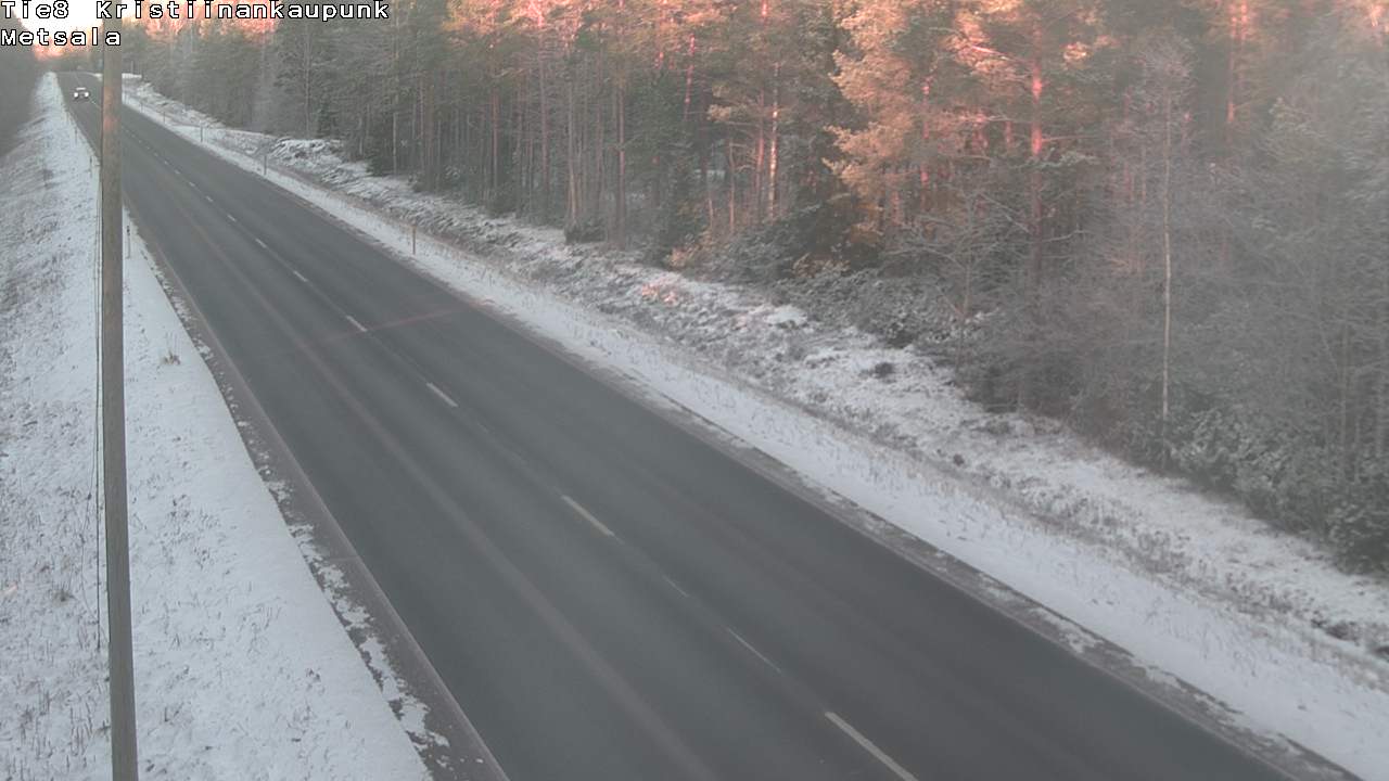 Weather Camera Image Väg 8 Kristinestad, Ömossa, Kristiinankaupunki, Pohjanmaa