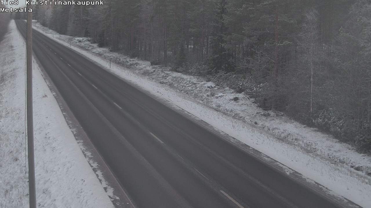 Kelikamerat Kuva Tie 8 Kristiinankaupunki, Metsälä, Kristiinankaupunki, Pohjanmaa