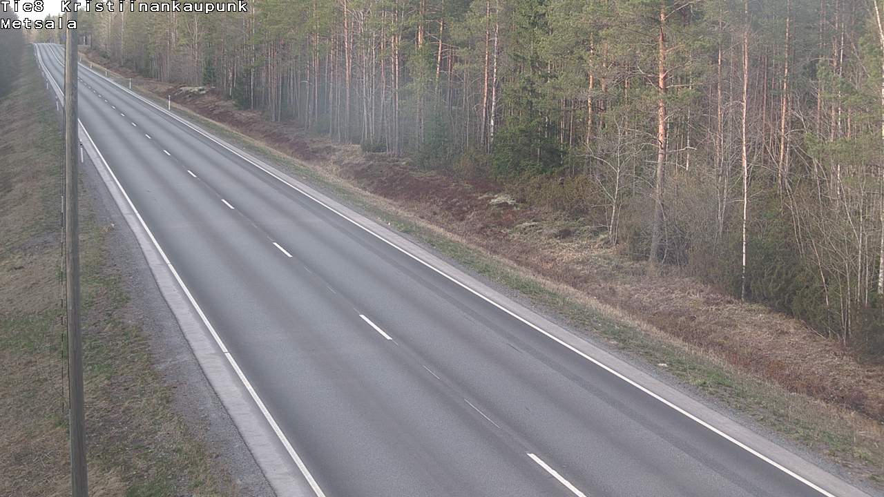 Weather Camera Image Väg 8 Kristinestad, Ömossa, Kristiinankaupunki, Pohjanmaa