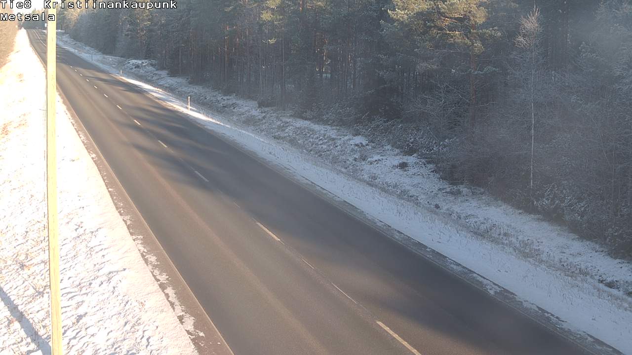Weather Camera Image Väg 8 Kristinestad, Ömossa, Kristiinankaupunki, Pohjanmaa
