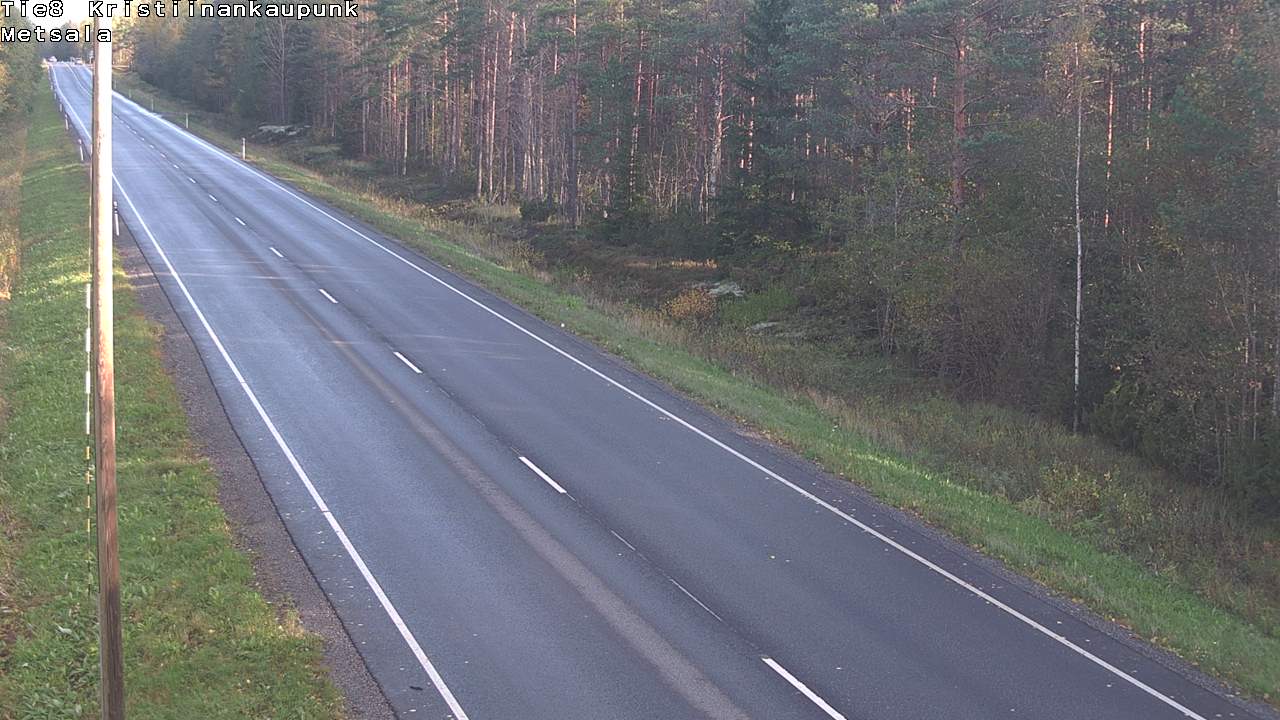 Weather Camera Image Road 8 Kristiinankaupunki Metsälä, Kristiinankaupunki, Pohjanmaa