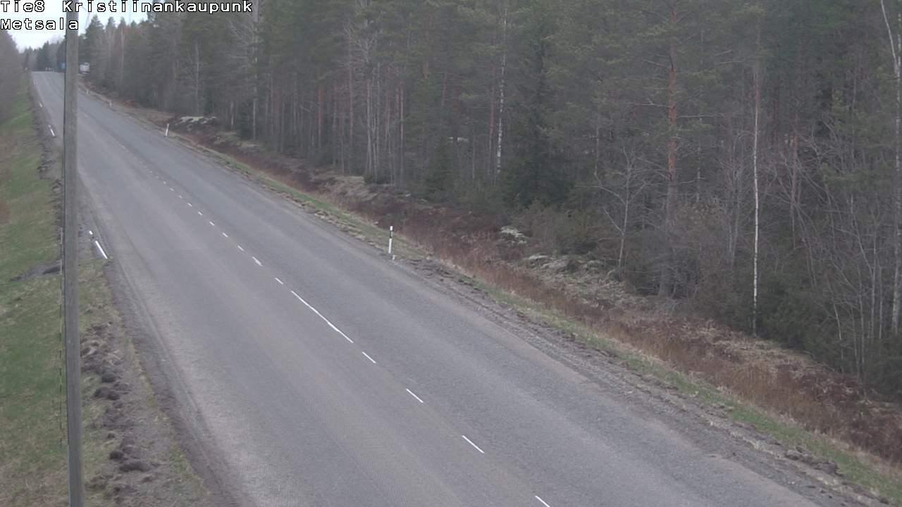 Weather Camera Image Road 8 Kristiinankaupunki Metsälä, Kristiinankaupunki, Pohjanmaa