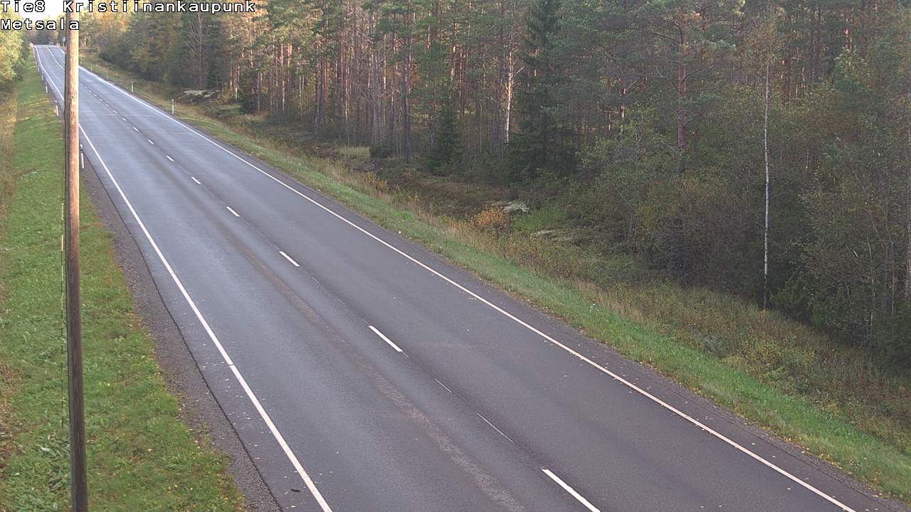 Weather Camera Image Road 8 Kristiinankaupunki Metsälä, Kristiinankaupunki, Pohjanmaa