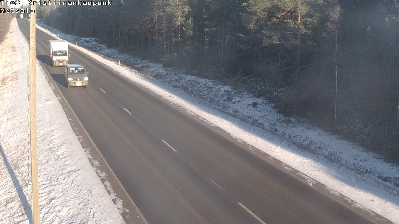 Kelikamerat Kuva Tie 8 Kristiinankaupunki, Metsälä, Kristiinankaupunki, Pohjanmaa