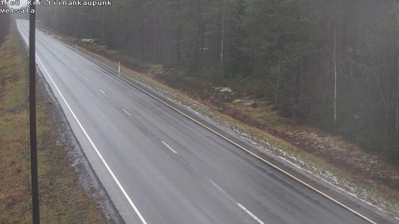 Weather Camera Image Väg 8 Kristinestad, Ömossa, Kristiinankaupunki, Pohjanmaa
