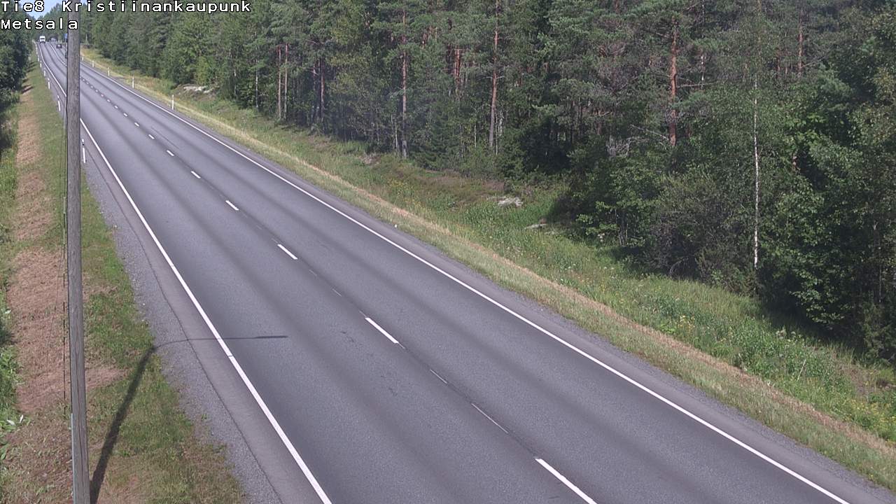Kelikamerat Kuva Tie 8 Kristiinankaupunki, Metsälä, Kristiinankaupunki, Pohjanmaa