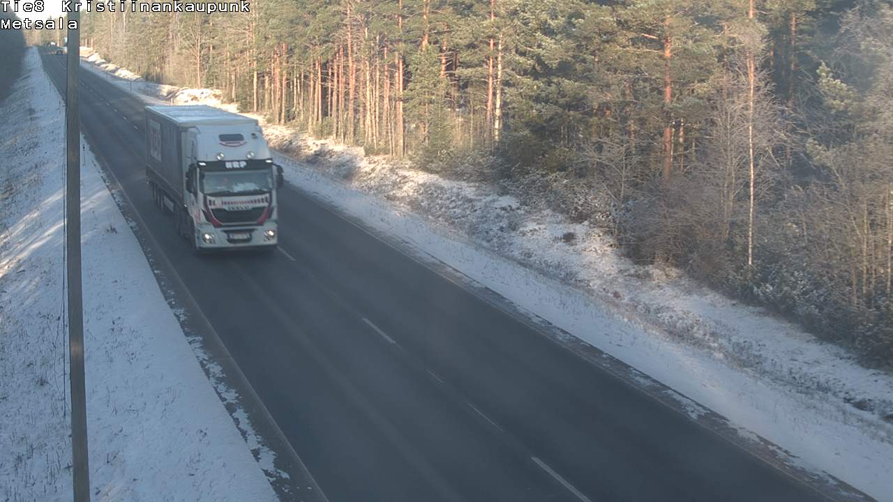 Weather Camera Image Väg 8 Kristinestad, Ömossa, Kristiinankaupunki, Pohjanmaa